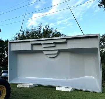 Belize Fiberglass Pool by Rainforest Pools USA