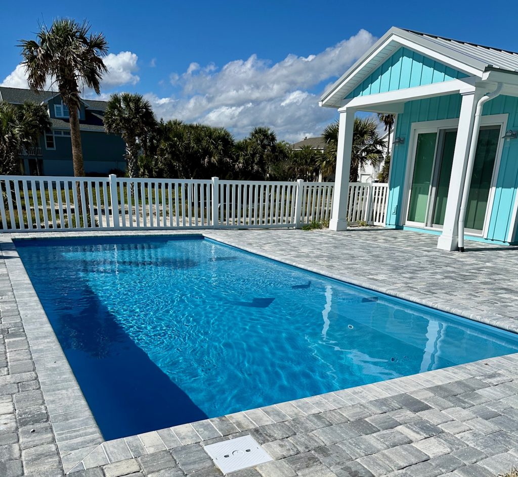 Belize Fiberglass Pool by Rainforest Pools USA