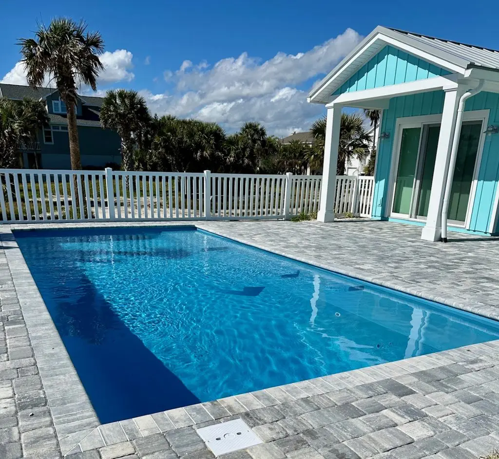 Belize Fiberglass Pool by Rainforest Pools USA