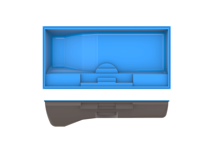 Belize fiberglass pool by Rainforest Pools USA