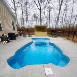 Costa Beach fiberglass pool by Rainforest Pools n Composites