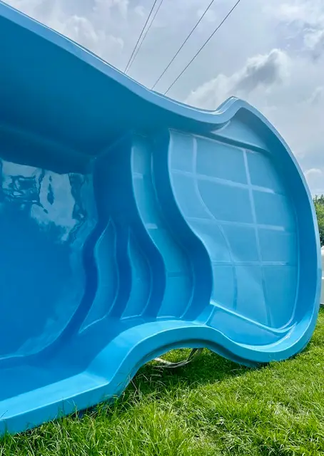 Costa Beach fiberglass pool by Rainforest Pools n Composites
