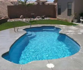 Costa Rica fiberglass pool by Rainforest Pools n Composites