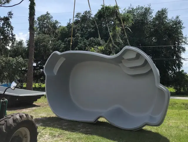 Costa Rica fiberglass pool by Rainforest Pools n Composites
