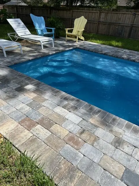 Neblina Beach fiberglass pool by Rainforest Pools n Composites