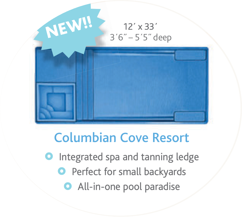 Colombian Resort fiberglass Pool by Rainforest Pools n Composites