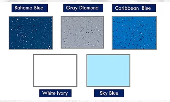 Rainforest Pools color choices