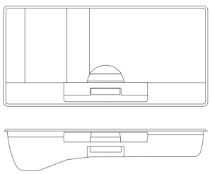 Belize Fiberglass Pool Line Drawing Blank