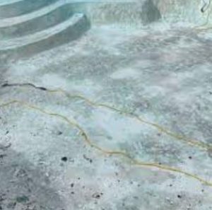 concrete pool over time