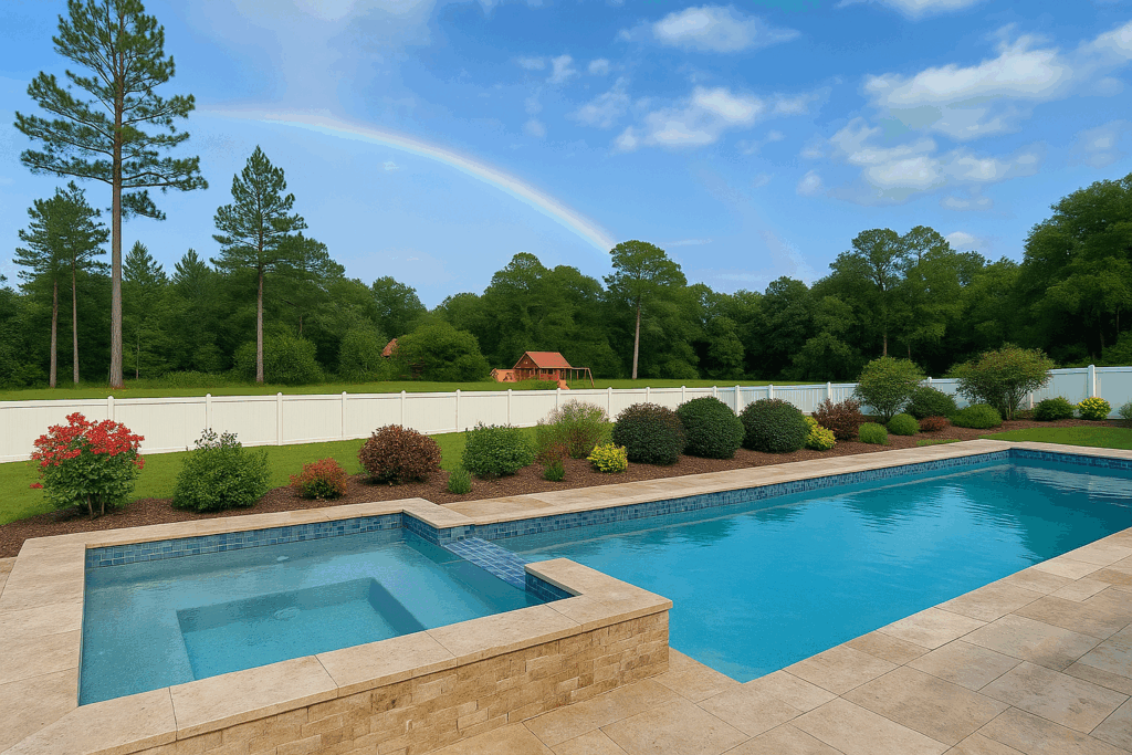 Fiberglass Poos by Rainforest Pools