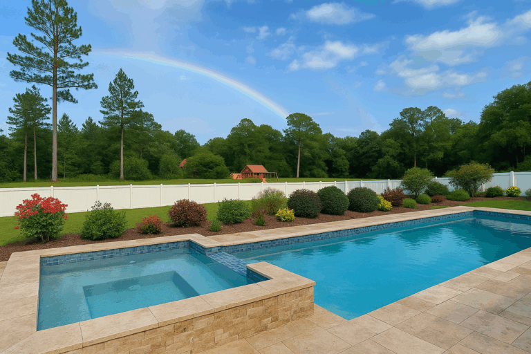 Fiberglass Poos by Rainforest Pools