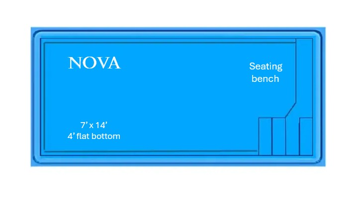 Nova Fiberglass Plunge Pool