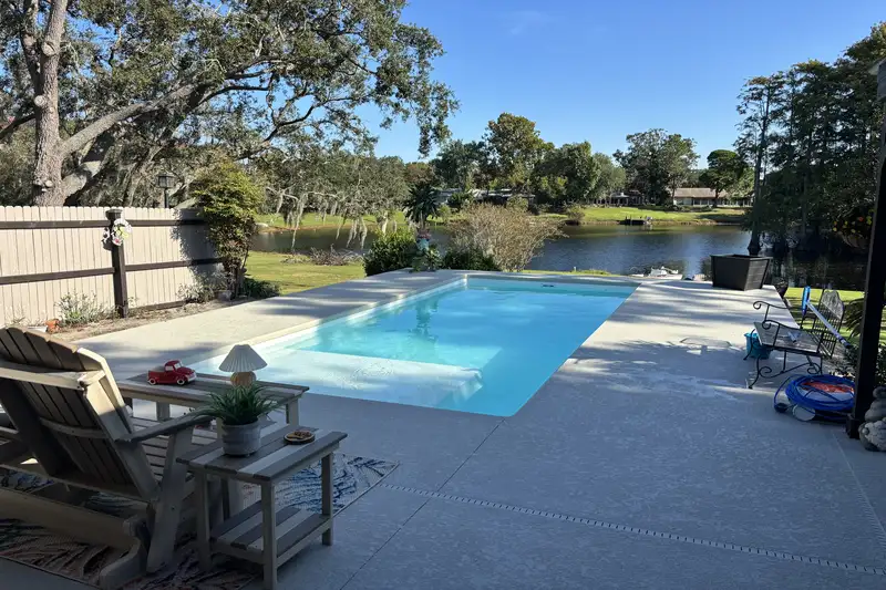 Colombian Cove Fiberglass Pool by Rainforest Pools