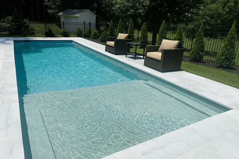 Colombian Beach Fiberglass Pool by Rainforest Pools